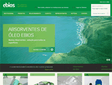 Tablet Screenshot of ebiostecnologia.com.br